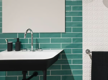 DECORLINE STRIPEBRICK EMERALD - White-paste wall tiles by CERAMICA SANT'AGOSTINO - view 2